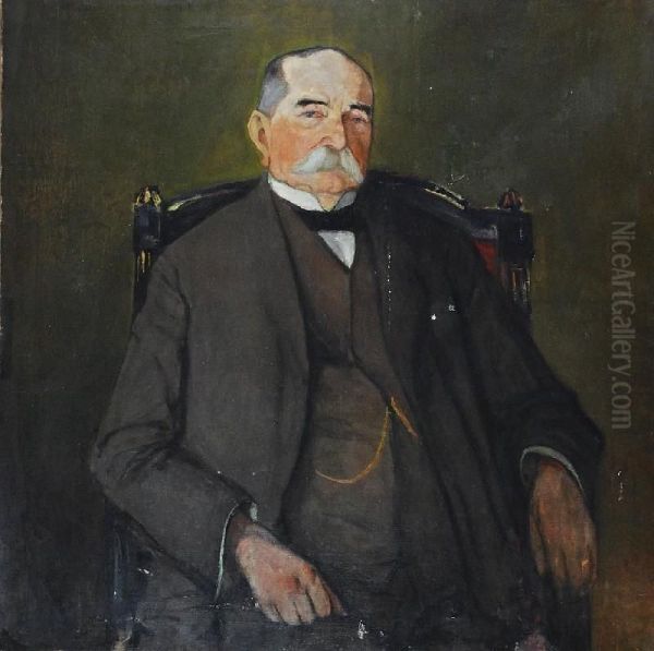 Portret Mezczyzny Oil Painting by Leopold Gottlieb