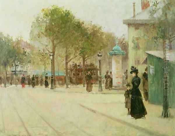 Paris, 1892 Oil Painting by Paul Cornoyer