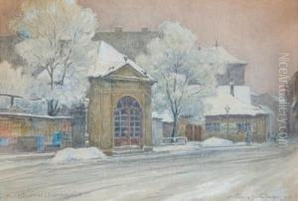 Hundsthurmer Linienkapelle Oil Painting by Hans Gotzinger