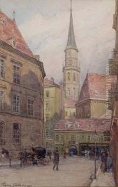 Wien - Michaelskirche Oil Painting by Hans Gotzinger