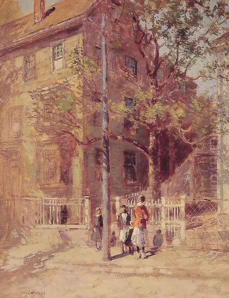 Gloucester Oil Painting by Paul Cornoyer