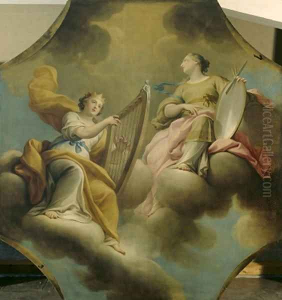 Allegory of the Muses Oil Painting by Andrea Casali