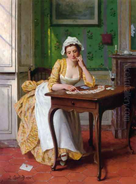 La reussite Oil Painting by Joseph Caraud