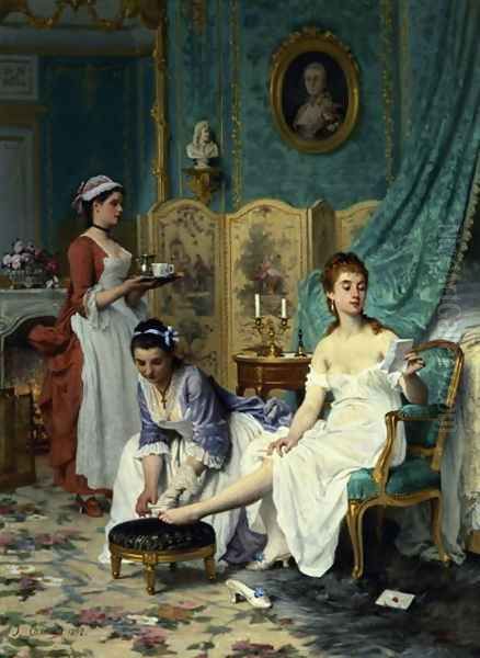 The Levee, 1892 Oil Painting by Joseph Caraud