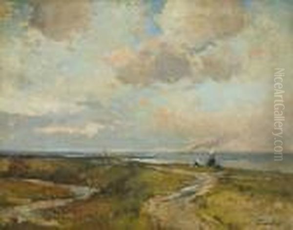 Cote Zelandaise - Dekust Van Zeeland Oil Painting by Jean-Leon Gouweloos