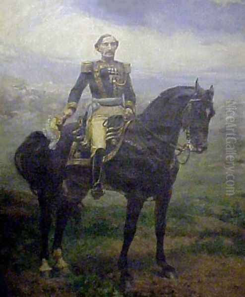 General Oil Painting by Ulpiano Checa y Sanz