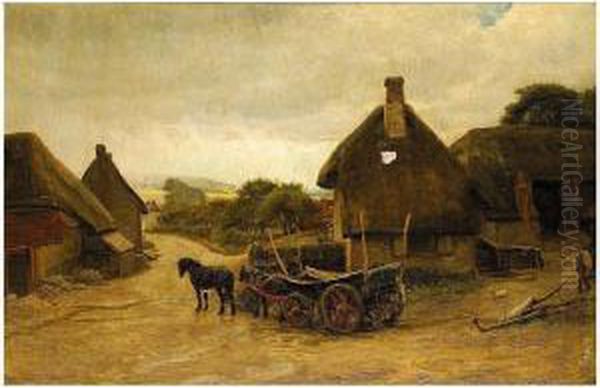 Amberley Oil Painting by Alfred Fitzwalter Grace