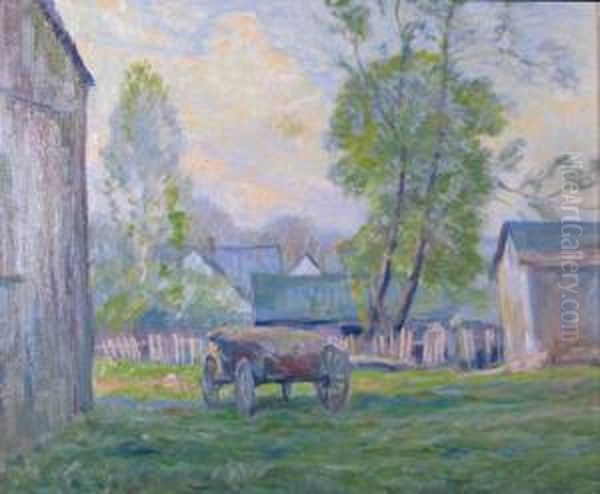 The Hay Wagon Oil Painting by Carl C. Graf