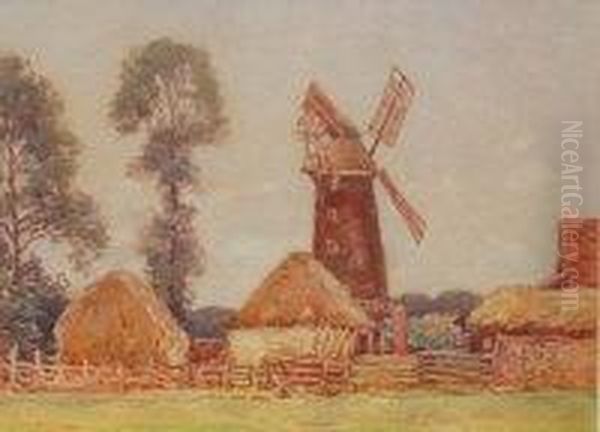 Roi - Bear Farm At Hingham, Norfolk Oil Painting by George Ii Graham