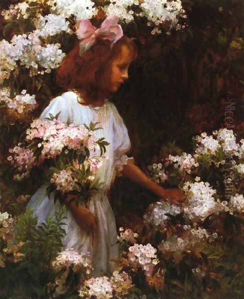 Jane Huntington McKelvey Oil Painting by Charles Curran