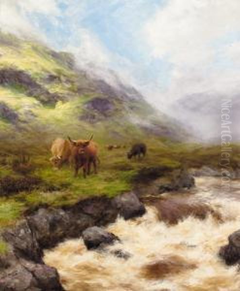 Among The Hills Oil Painting by Peter Graham