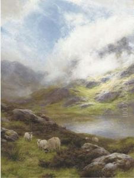 As Sunshine Cleareth Mist Away Oil Painting by Peter Graham