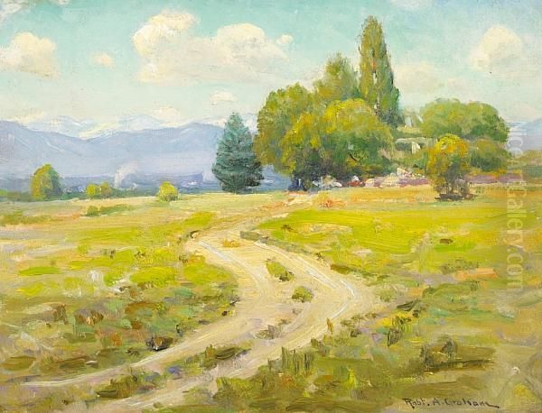 Country Road Oil Painting by Robert Alexander Graham