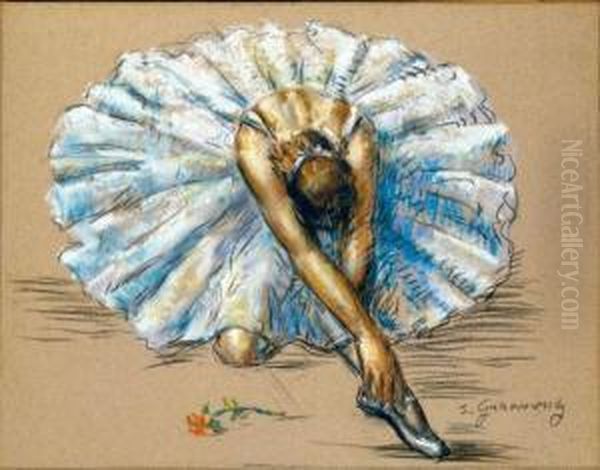 Danseuse Oil Painting by Sam Granowsky