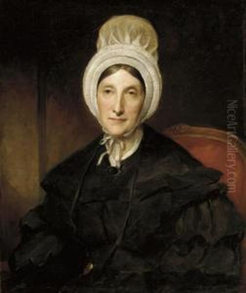 Portrait Of Charlotte Sofia Oil Painting by Sir Francis Grant