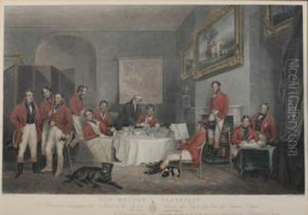 The Melton Breakfast Oil Painting by Sir Francis Grant