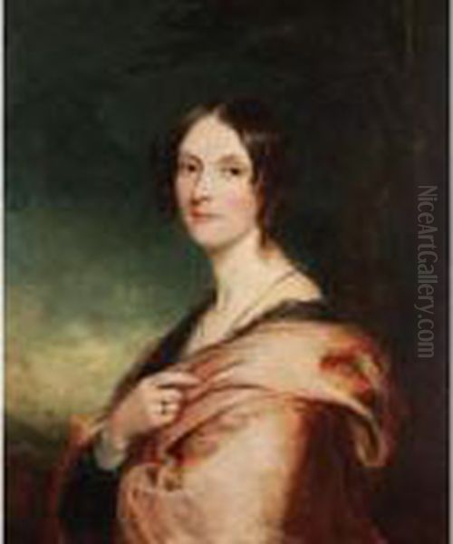 Portrait Of A Lady Oil Painting by Sir Francis Grant