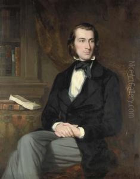 Portrait Of Matthew Piers Boulton Oil Painting by Sir Francis Grant