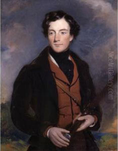 Portrait Of A Gentleman Oil Painting by Sir Francis Grant