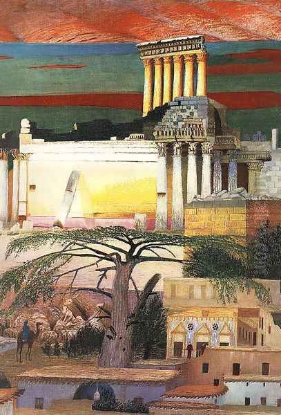 Baalbek (részlet-3), 1906 Oil Painting by Tivadar Kosztka Csontvary