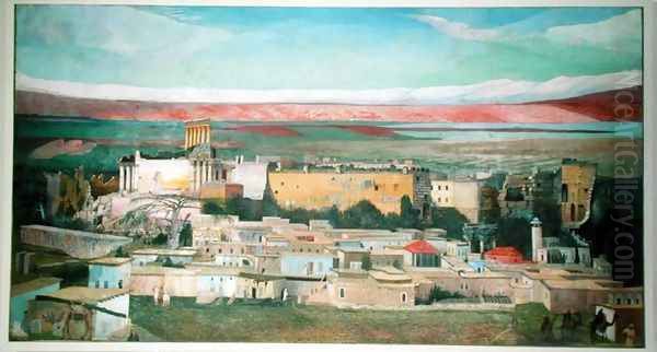 Baalbek, 1906 Oil Painting by Tivadar Kosztka Csontvary