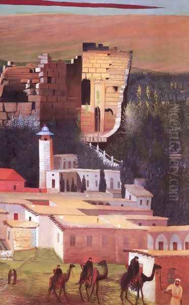 Baalbek (részlet-1), 1906 Oil Painting by Tivadar Kosztka Csontvary