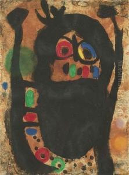 La Femme Aux Bijoux Oil Painting by Juan Grau Miro