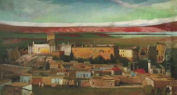 Baalbek, 1906 2 Oil Painting by Tivadar Kosztka Csontvary