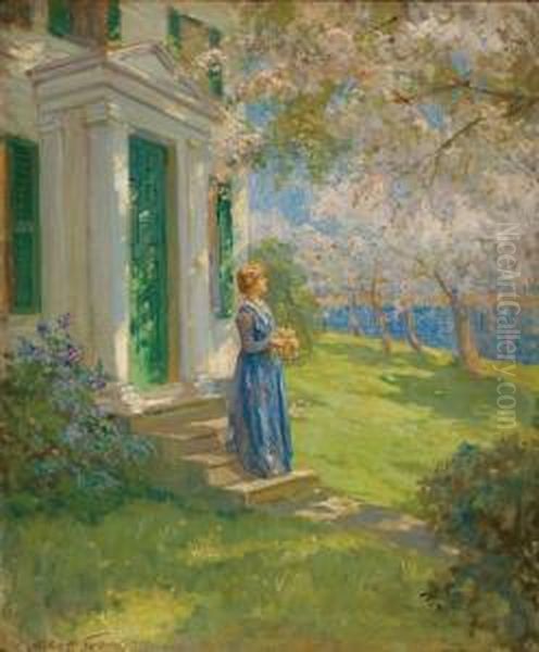 Spring Blossoms Oil Painting by Abbott Fuller Graves