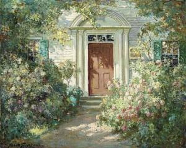 Grandmother's Doorway Oil Painting by Abbott Fuller Graves