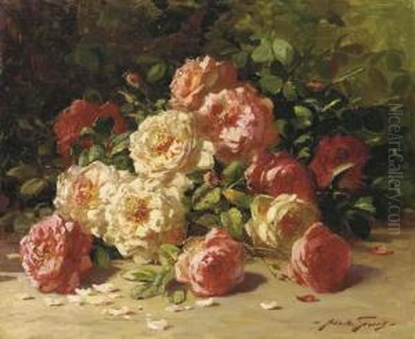 Roses Oil Painting by Abbott Fuller Graves