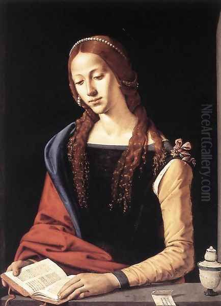 St Mary Magdalene 1490s Oil Painting by Piero Di Cosimo