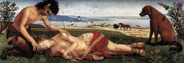 The Death of Procris c. 1500 Oil Painting by Piero Di Cosimo