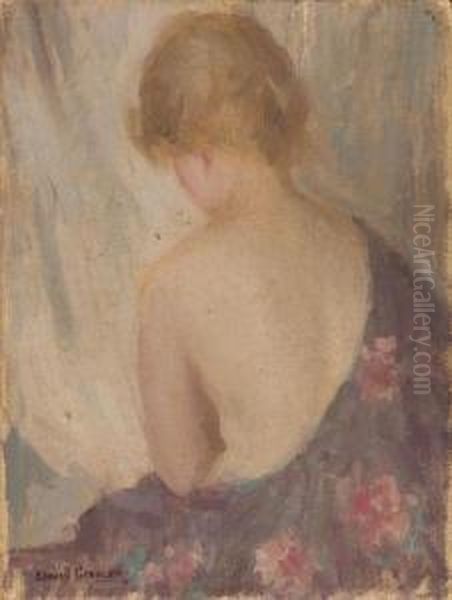 Seated Woman Oil Painting by Edmund William Greacen