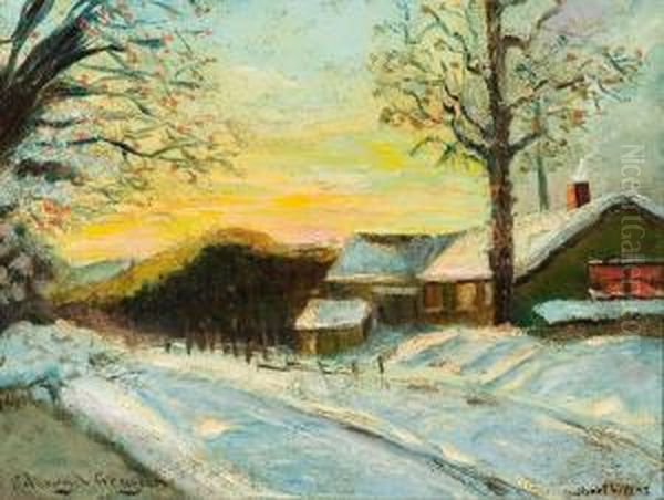 Short Hills, Nj Oil Painting by Edmund William Greacen