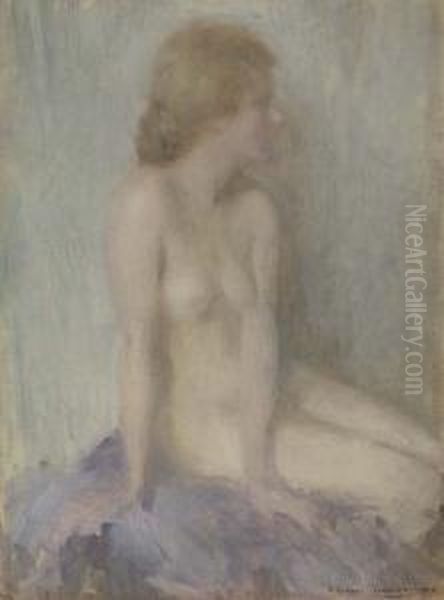 Nude Oil Painting by Edmund William Greacen