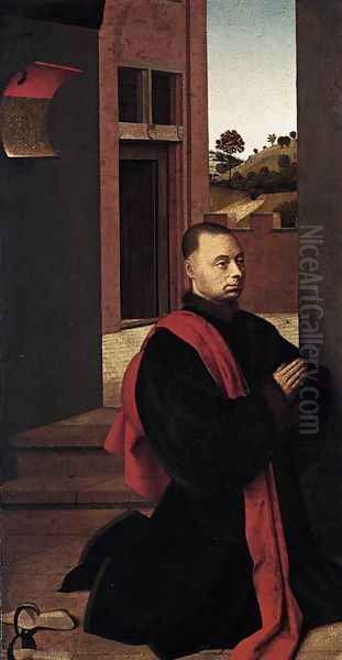 A Donator 1450 Oil Painting by Petrus Christus