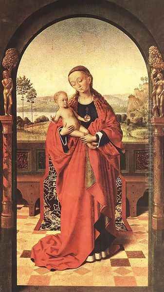 Madonna c. 1445 Oil Painting by Petrus Christus