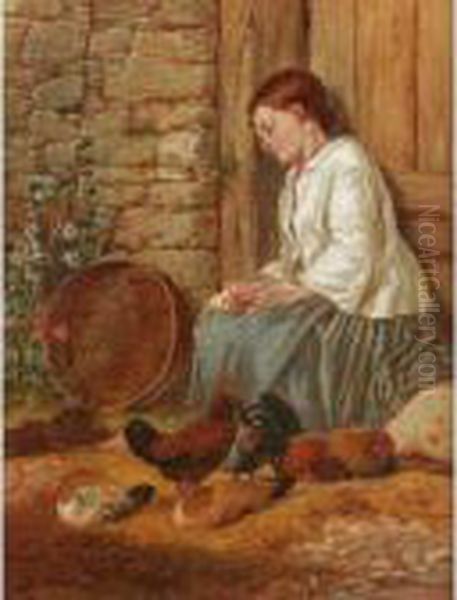 A Well Earned Rest Oil Painting by Alfred H. Green