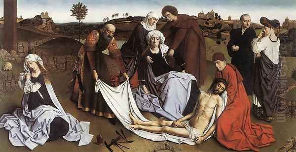 The Lamentation 1455-60 Oil Painting by Petrus Christus