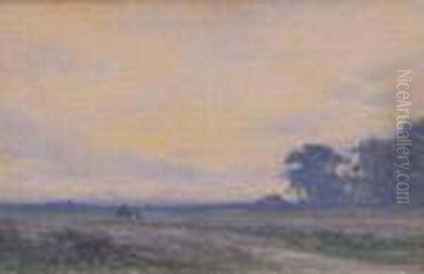 Buckleburycommon, Berks Oil Painting by David Gould Green