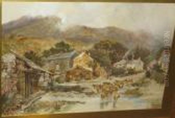 Applethwaite Near Keswick Oil Painting by Thomas Greenhalch