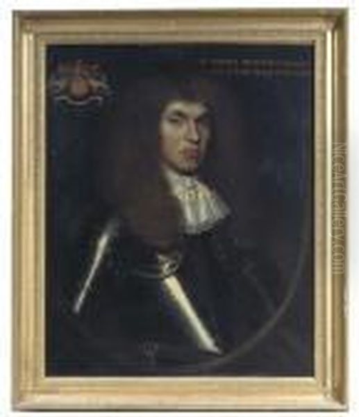 Portrait Of Sir Thomas Nicolson Of Carnock Oil Painting by John Greenhill