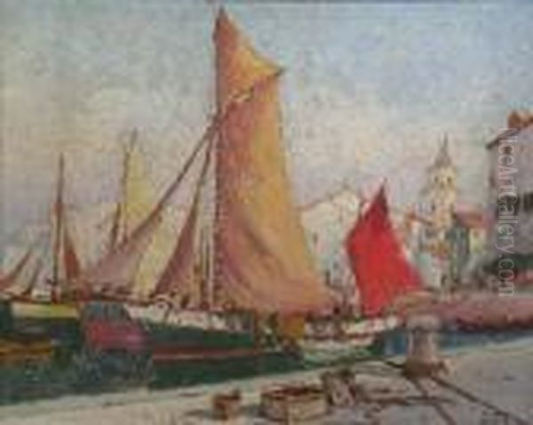 Falmouth Oil Painting by James Greig