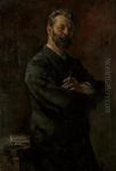 Bildnis Arthur Haferkorn Oil Painting by Otto Greiner