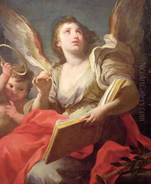 Allegory of Fame Oil Painting by Sebastiano Conca