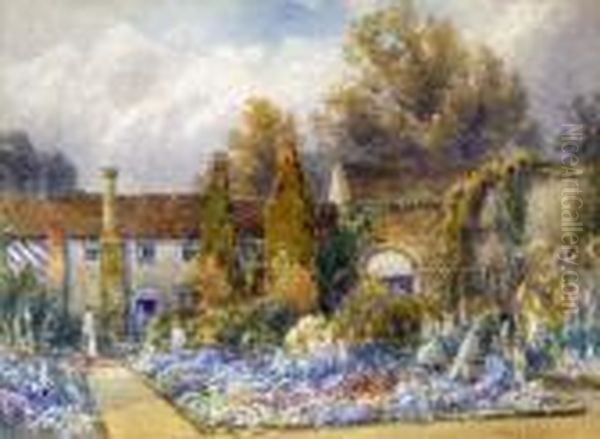 Monk Bretton Priory, Cudworth, Yorkshire Oil Painting by Frank Gresley