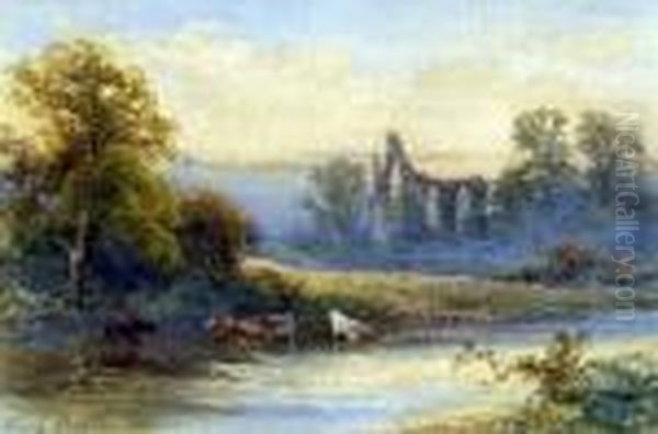 Bolton Abbey Oil Painting by Frank Gresley