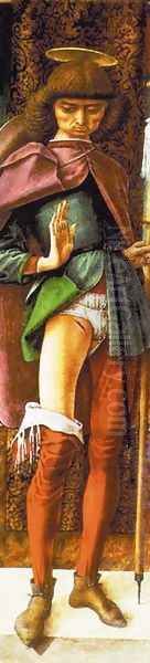 St. Roch Oil Painting by Carlo Crivelli