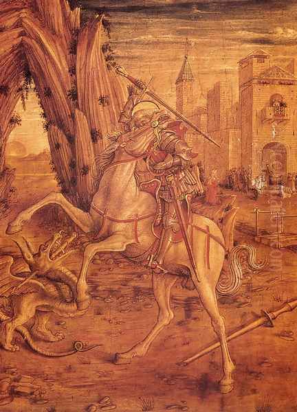 St. George And The Dragon Oil Painting by Carlo Crivelli